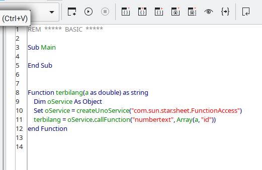 LibreOffice: Formula Wrapper