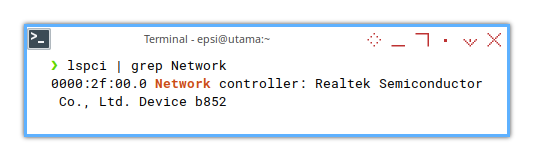 Device: lspci: network