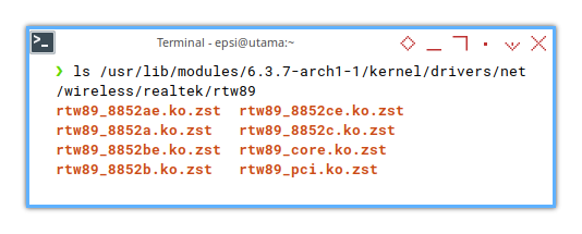 Driver: Module Library