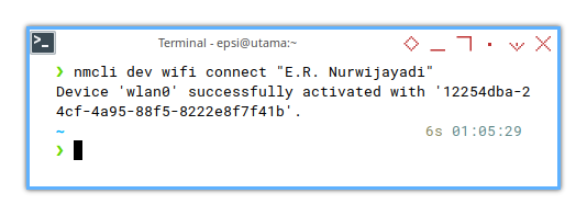 Network Manager CLI: iw scan