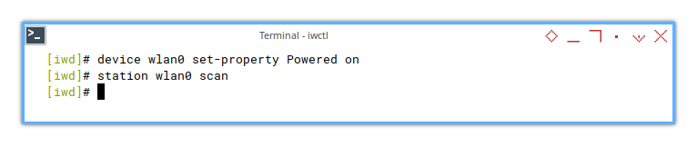 IWD: Scanning Network