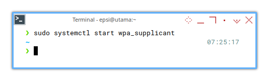 WPA: wpa_supplicant: systemctl start
