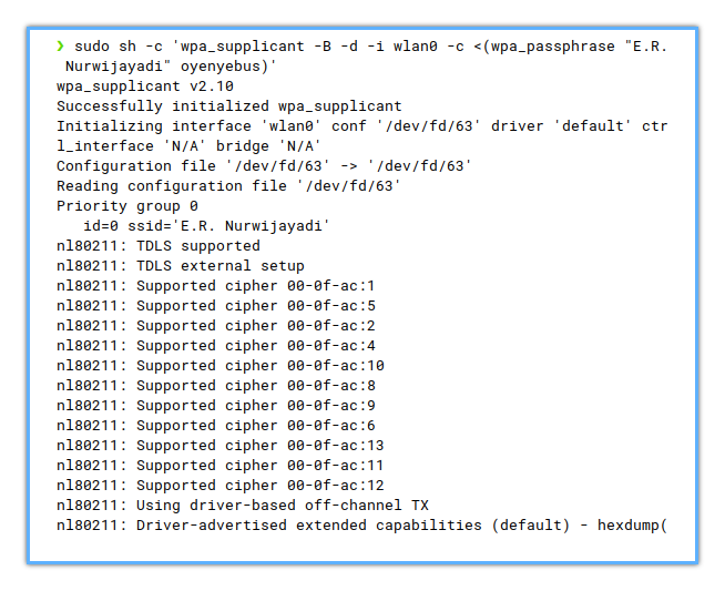 WPA: wpa_supplicant: debugging