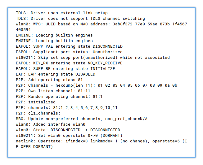 WPA: wpa_supplicant: debugging