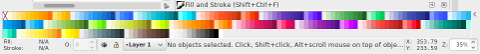 Inkscape: Google Material Colors Pallete