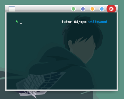 xfwm4 Theme: Tutor 04 - Active Window