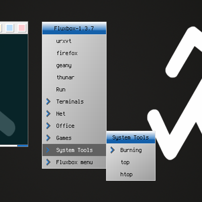 fluxbox Style: exilorate menu