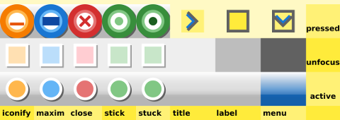 fluxbox Style: exilorate SVG slices