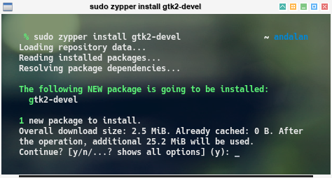 openbox-menu: zypper gtk2-devel