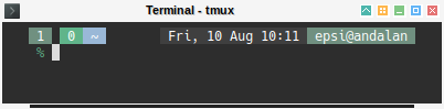 Terminal Ricing: tmux statusbar