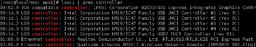 Wireless lspci controller