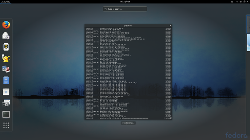 Fullscreen Fedora Core 6 DNF Update