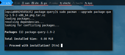 Docker AUR: Package Query: Install