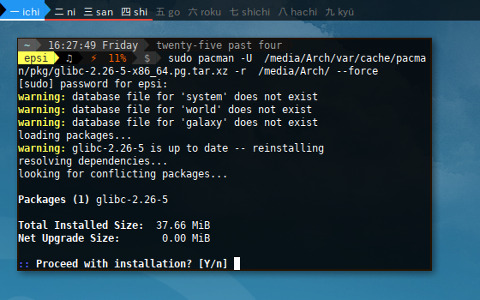 Arch Case: case chroot