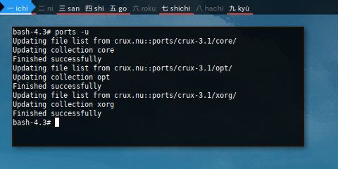 Docker Crux: Ports Update