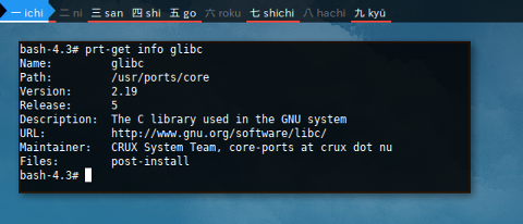 Docker Crux: info glibc