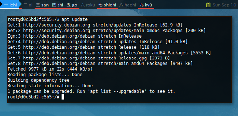 Docker APT: Update