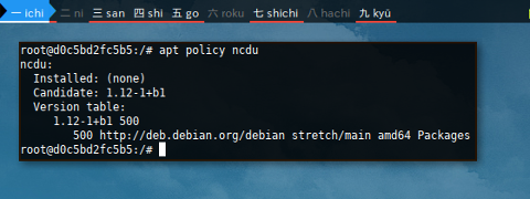 Docker APT: Policy