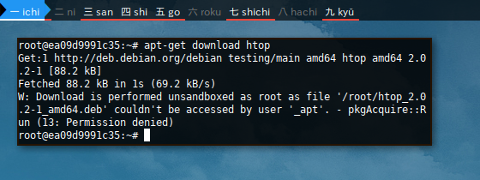 Docker APT: Download