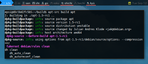 Docker APT-SRC: build apt