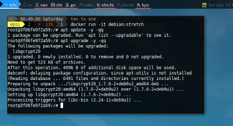 Docker APT Pinning: New Stable Container