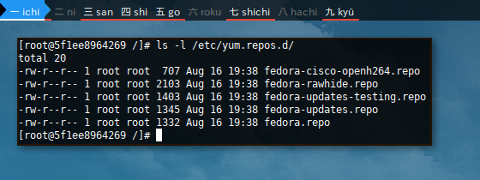 Docker DNF: /etc/yum.repos.d/