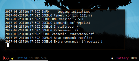 Docker: /var/log/dnf.log