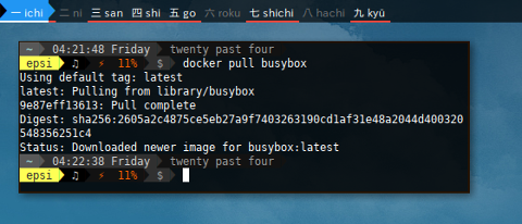 Docker Pull BusyBox