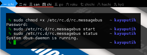 dbus: messagebus daemon