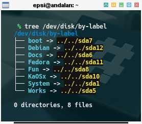 Partition: Disk by Label