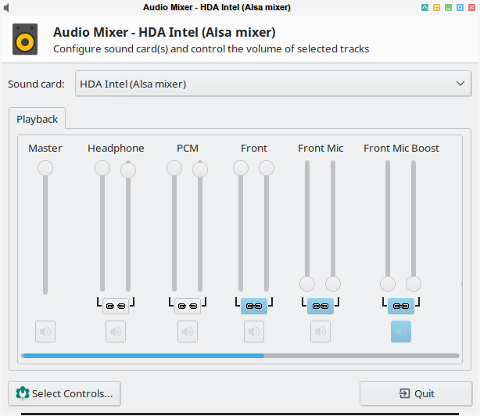 audio: xfce4-mixer