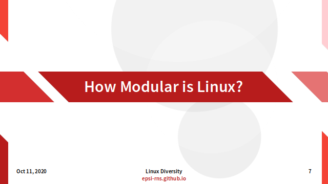 Slide - Modular Linux