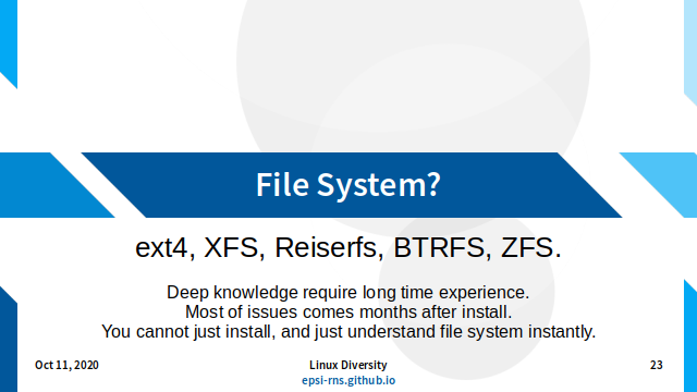 Slide - Filesystem