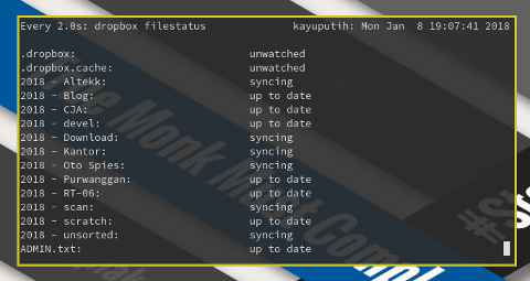 dropbox filestatus root